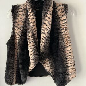 Cupio Black and Tan Teddy Jacket